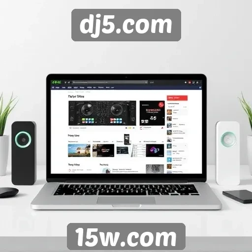 Novas funcionalidades do site dj5.com em destaque